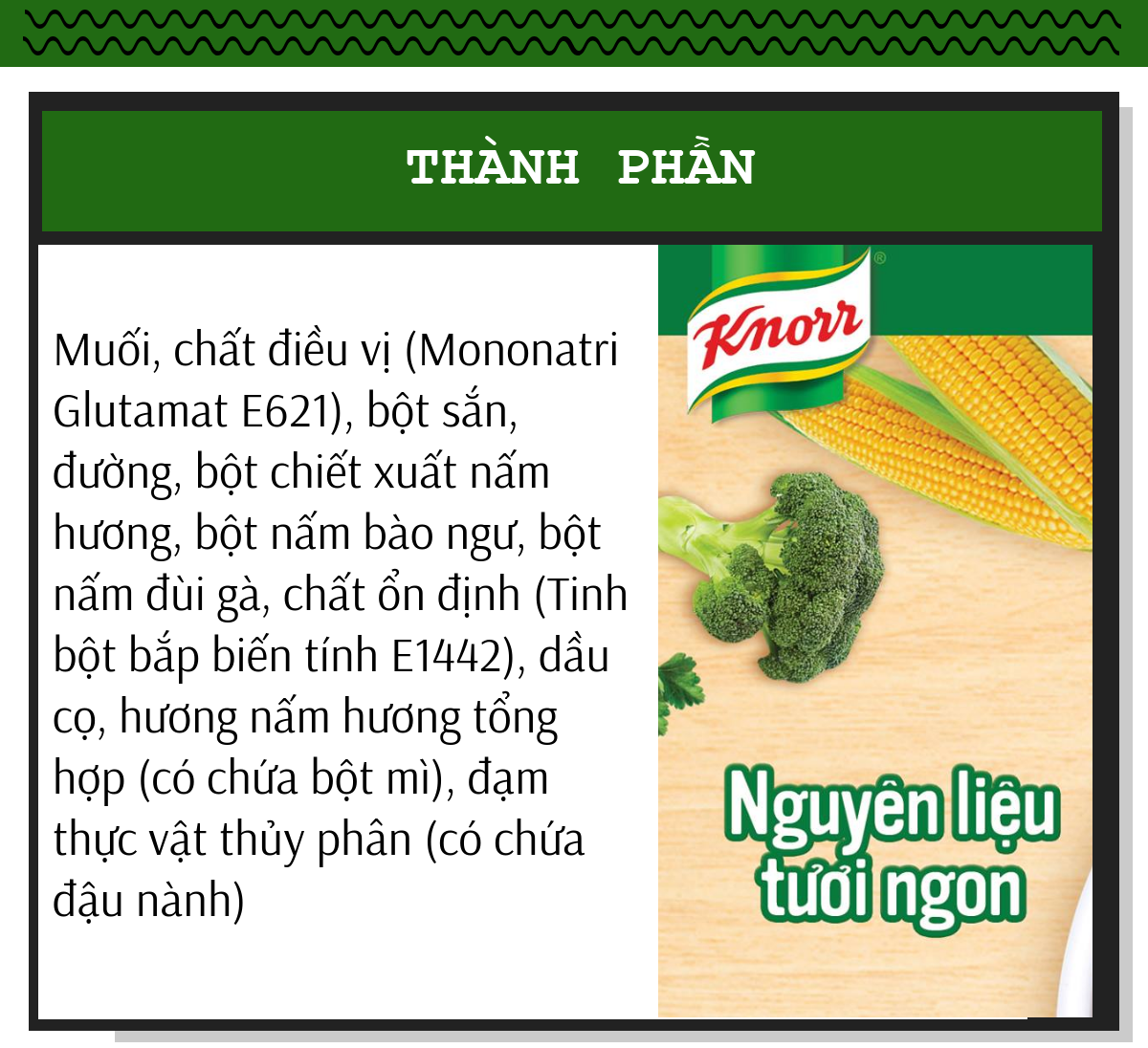 Hạt nêm chay nấm hương organic Knorr gói 170g 1