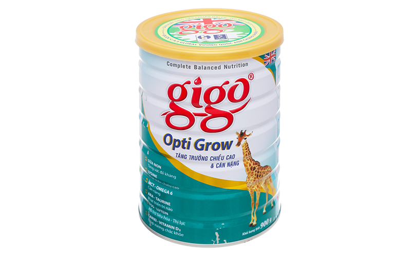 Sữa bột Gigo Opti Grow lon 900g 0