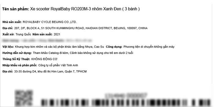 Xe scooter RoyalBaby RO203M-3 nhôm Xanh Lá ( 3 bánh ) Màu Đen - Xanh lá