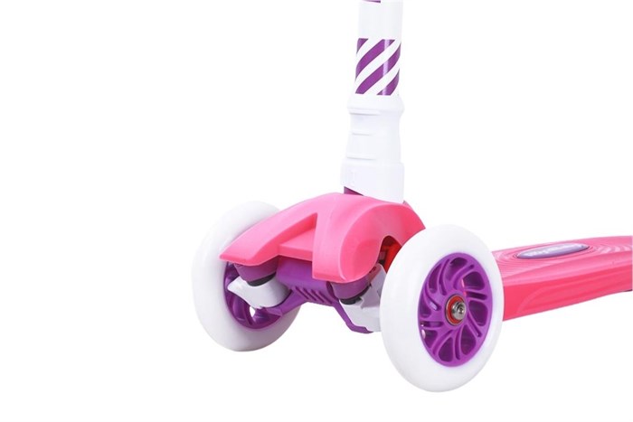 Xe scooter RoyalBaby RO203M-3 nhôm Xanh Lá ( 3 bánh ) Màu Trắng - Tím