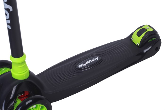 Xe scooter RoyalBaby RO203M-3 nhôm Xanh Lá ( 3 bánh ) Màu Đen - Xanh lá