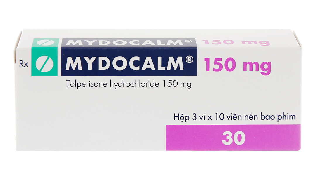 Đều trị tình trạng thuốc giãn cơ mydocalm 150mg hiệu quả