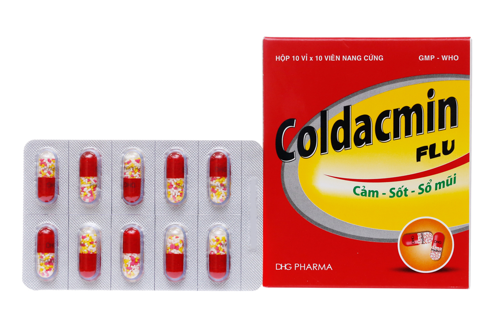 Coldacmin Flu trị cảm cúm, sốt, sổ mũi (10 vỉ x 10 viên) - 06/2024 ...