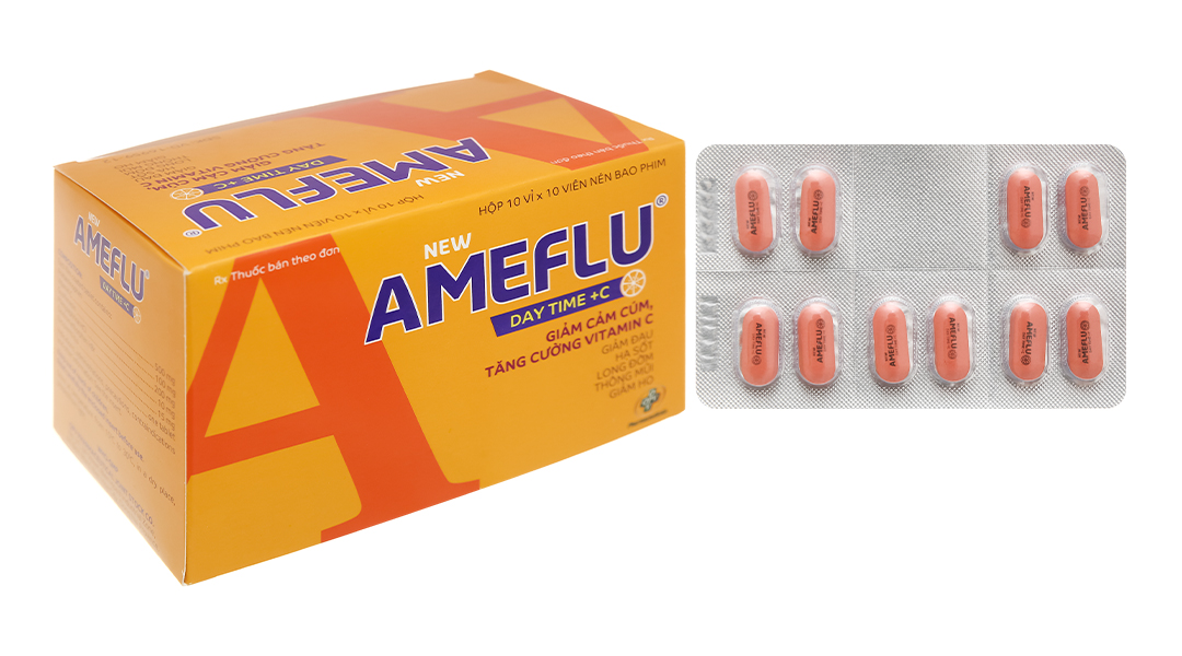 Ameflu Daytime + C là một trong những sản phẩm trị cảm cúm, cảm lạnh được nhiều người tin dùng. Với thành phần chống viêm và hỗ trợ hệ miễn dịch, sản phẩm này giúp giảm các triệu chứng khó chịu và tăng sức đề kháng. Để biết thêm thông tin về Ameflu Daytime + C, hãy xem hình ảnh liên quan.