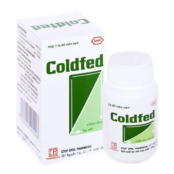 Thuốc Coldfed trị cảm cúm, cảm lạnh chai 80 viên - 02/2025 ...