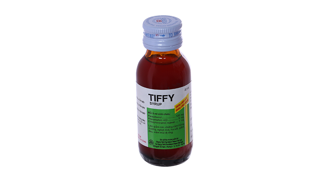 Siro Tiffy Syrup trị cảm cúm, cảm lạnh