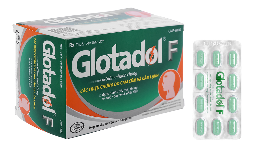 Thông tin chi tiết về thuốc cảm cúm Glotadol F