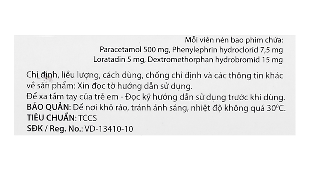 Glotadol F trị cảm cúm, cảm lạnh (10 vỉ x 10 viên) - 8