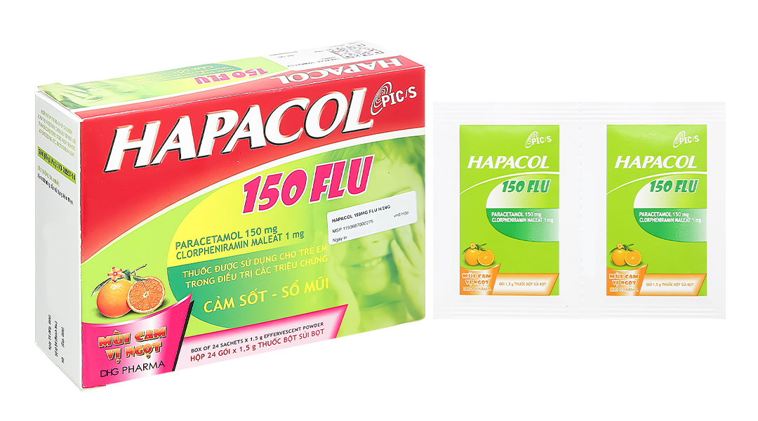 Lưu ý khi sử dụng Hapacol 150 Flu