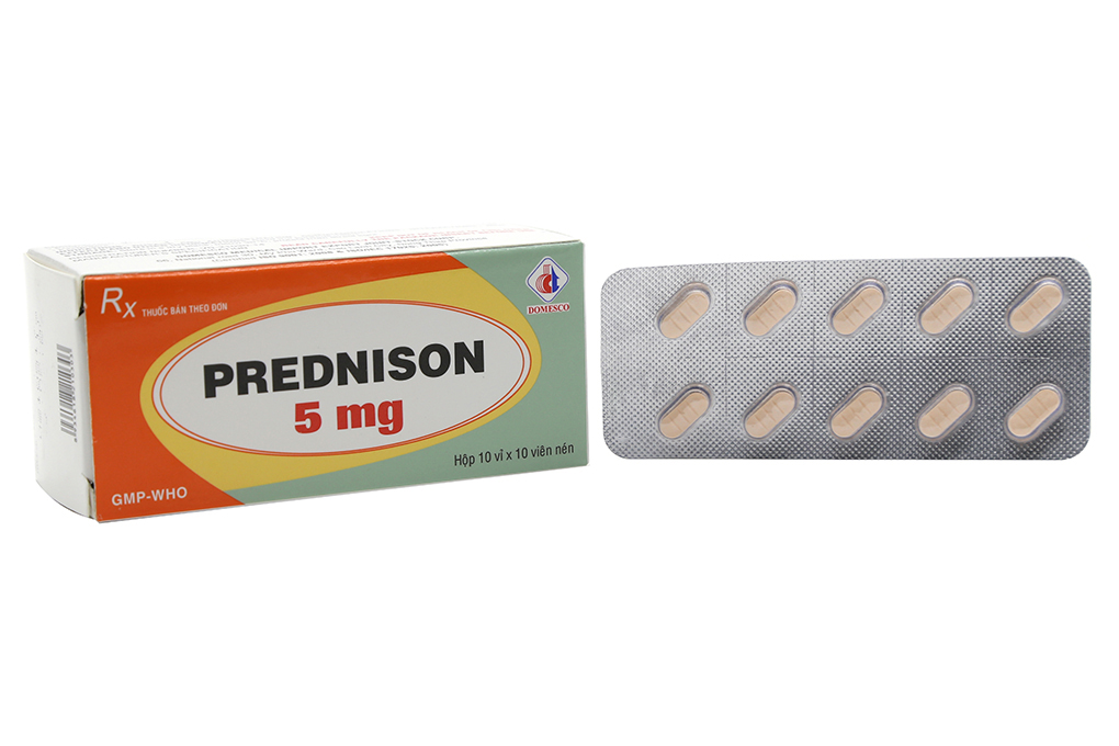 Prednison Domesco 5mg thuốc kháng viêm