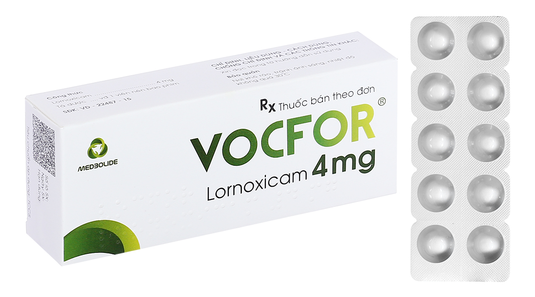 Vocfor 4mg giảm đau, kháng viêm xương khớp