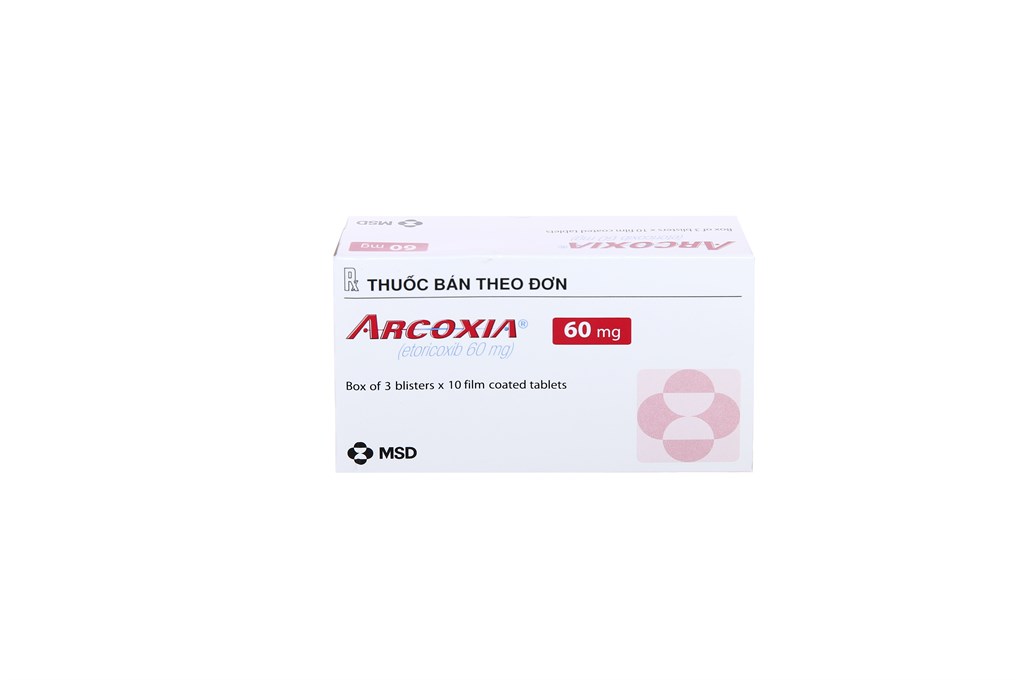 Arcoxia 60mg giảm đau, kháng viêm xương khớp