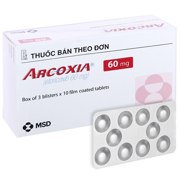 Lưu ý khi sử dụng thuốc Arcoxia 60mg