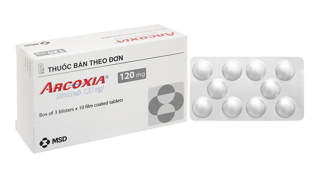 Arcoxia 120mg giảm đau, kháng viêm xương khớp