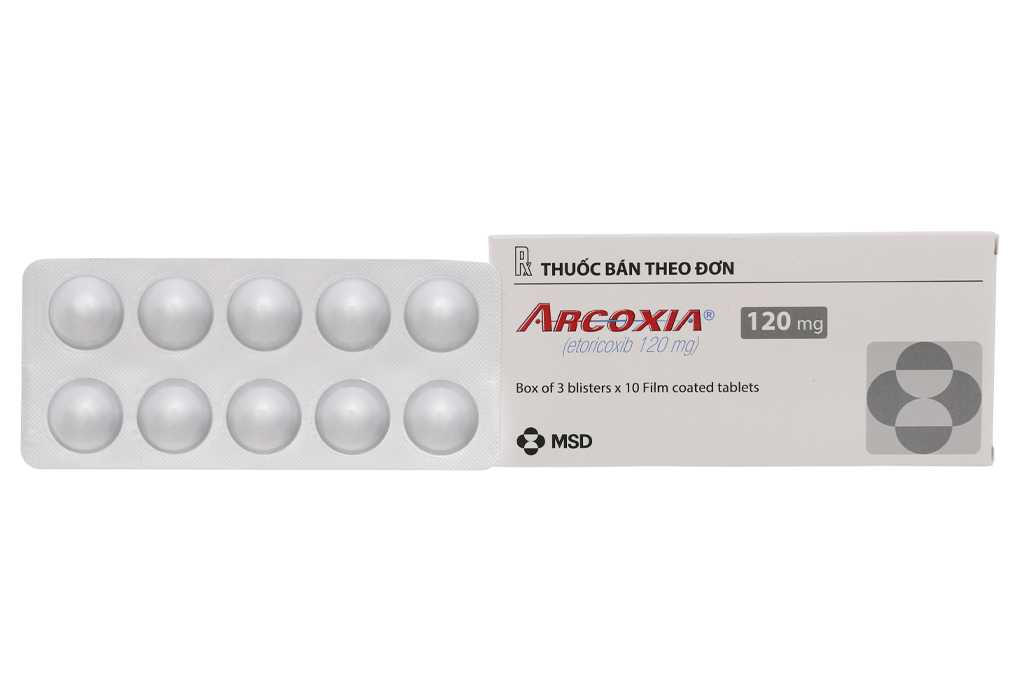 Arcoxia 120mg giảm đau, kháng viêm xương khớp