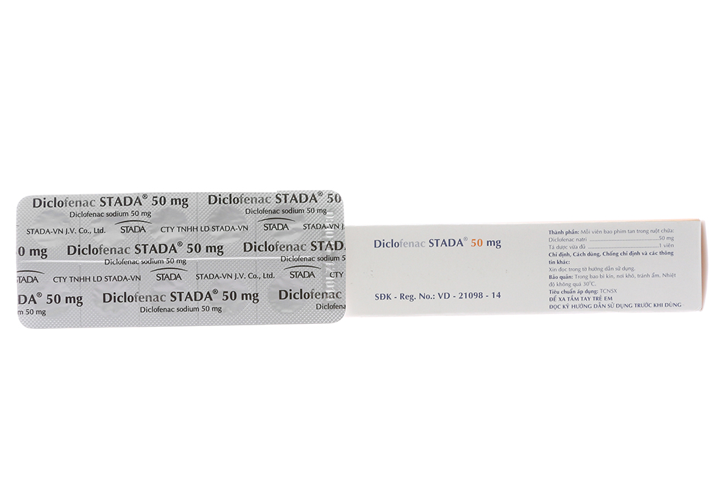 Diclofenac natri 50mg được sử dụng để điều trị triệu chứng nào? 
