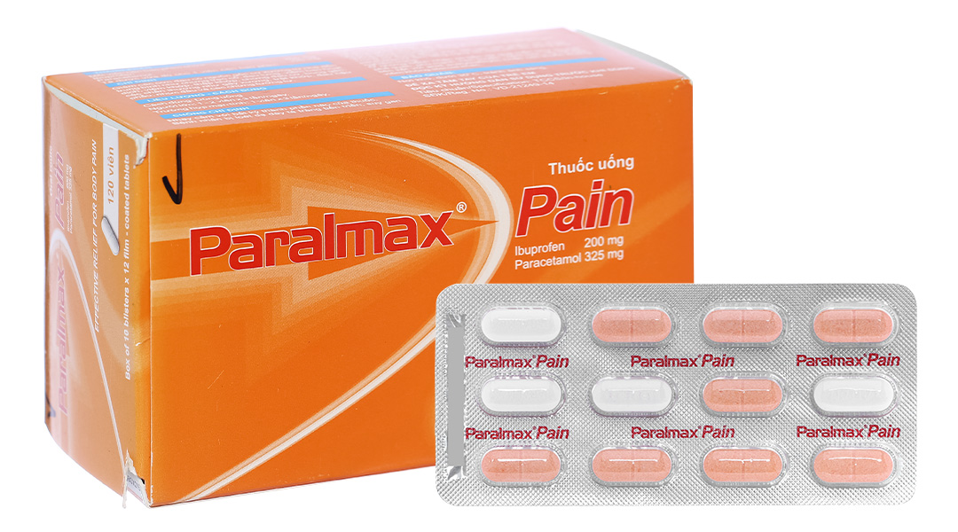 Paralmax Pain trị cơn đau nhẹ đến trung bình