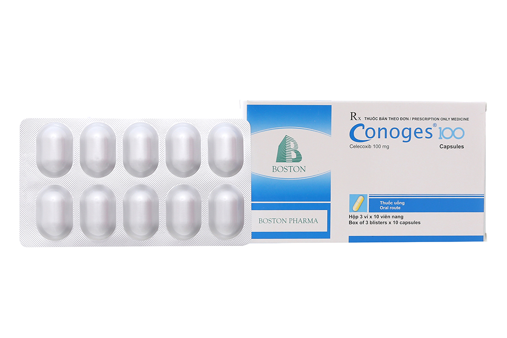 Conoges 100mg hộp 30 viên trị viêm xương khớp, giảm đau nhức -  02/2023|Nhathuocankhang.com