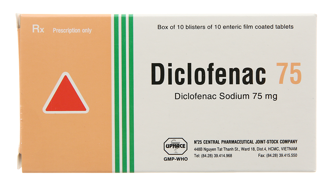 Tìm hiểu về thuốc diclofenac natri 75mg - công dụng và liều dùng