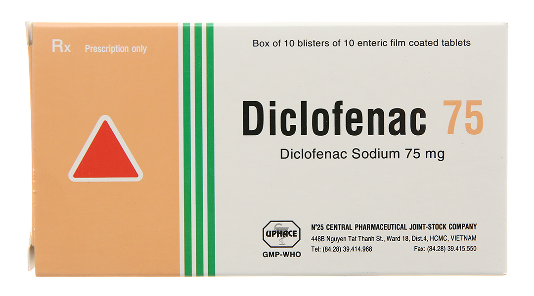 Thuốc diclofenac natri 75mg có tác dụng gì và có dùng để điều trị bệnh gì?