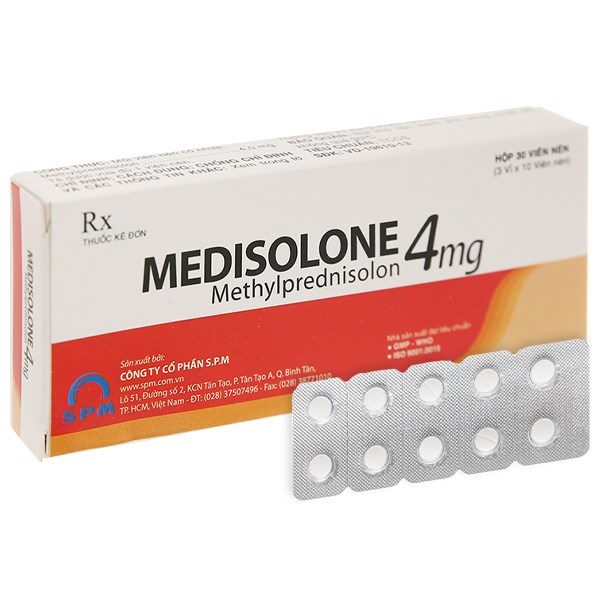 Medisolone 4mg thuốc chống viêm