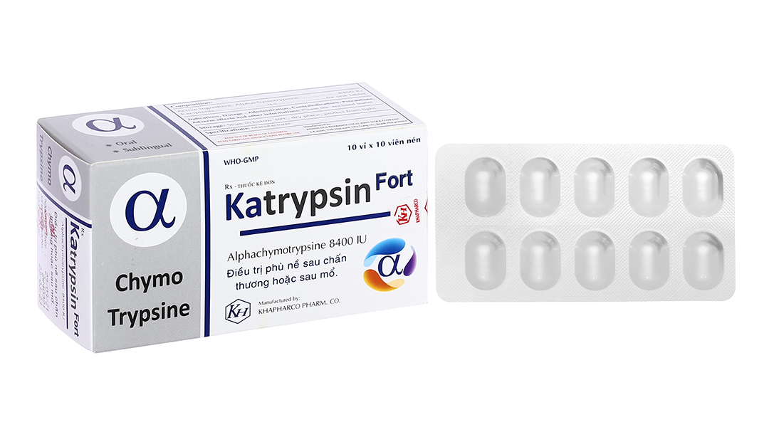 Katrypsin 8400 là thuốc gì? Tìm hiểu công dụng, liều dùng và lưu ý khi sử dụng