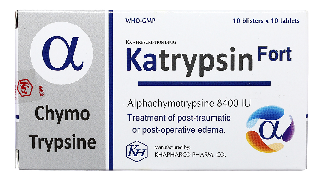 Tìm hiểu katrypsin 8400 là thuốc gì Đặc điểm và công dụng của katrypsin 8400
