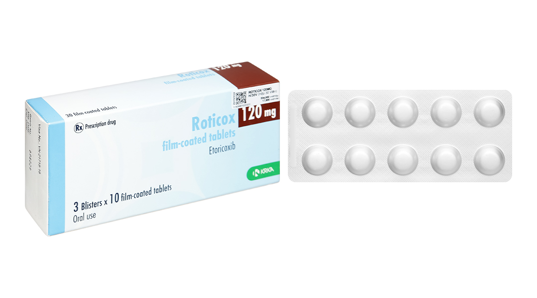 Roxiox Roticox 120mg giảm đau, kháng viêm xương khớp (3 vỉ x 10 viên) - 07/ ...