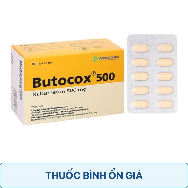 Butocox 500mg giảm đau, kháng viêm trong điều trị thoái hóa khớp