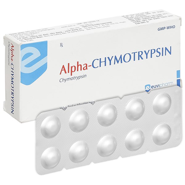 Alphachymotrypsin có tác dụng phòng ngừa tổn thương mô khi viêm?
