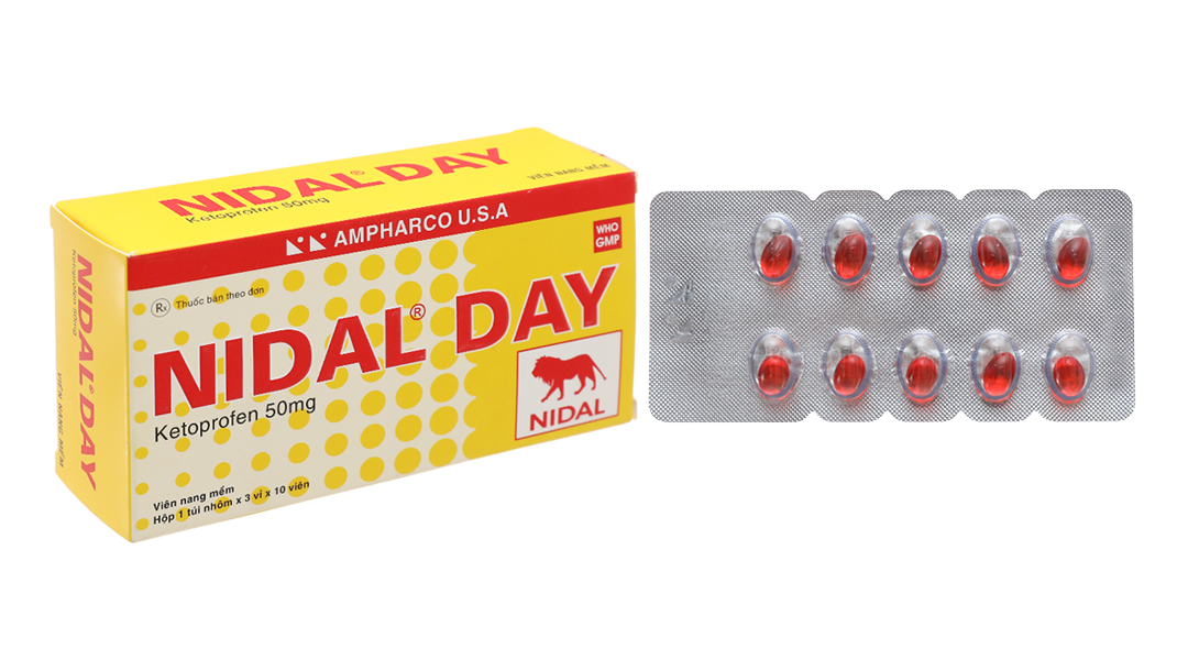 Nidal Day 50mg giảm đau, kháng viêm xương khớp