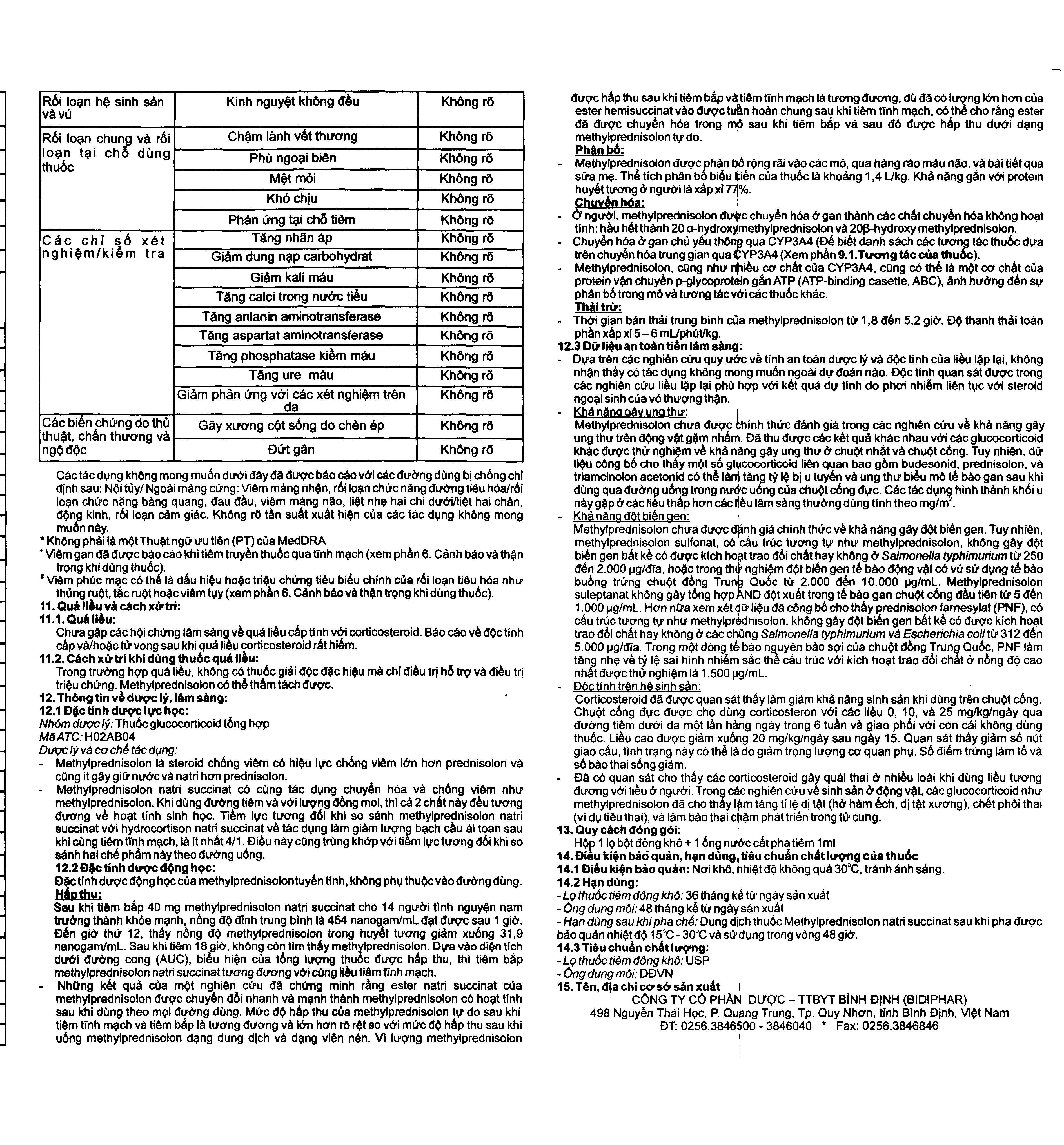 Bột đông khô pha tiêm Soli-Medon 40 chống viêm, giảm miễn dịch 1 lọ bột + 1 ống 1ml - 10