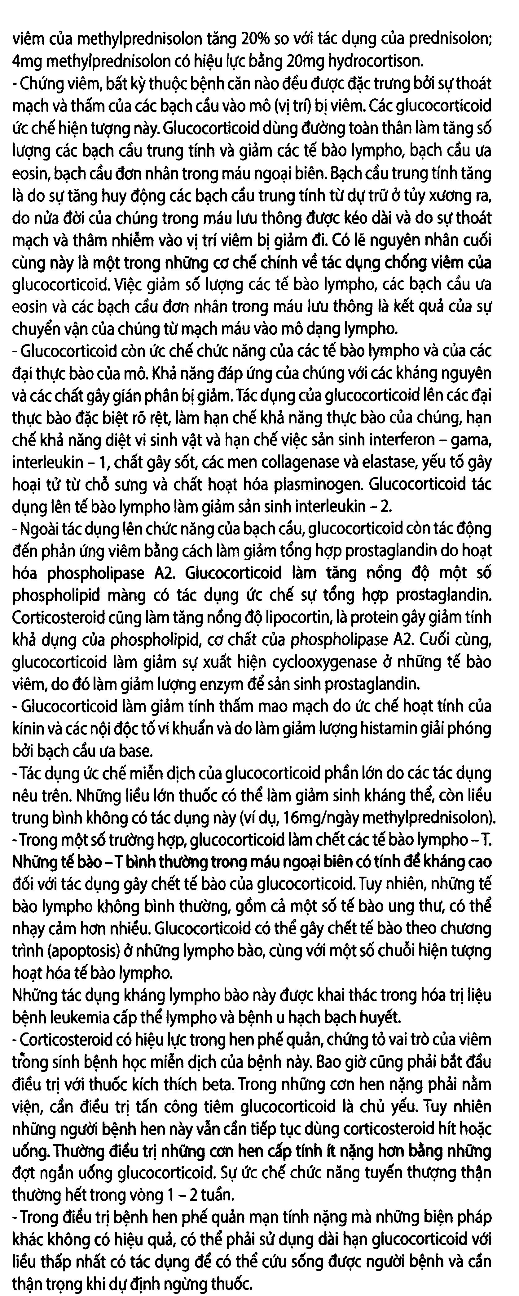 Tomethrol 4mg chỉ định cho các trường hợp cần glucocorticoid (3 vỉ x 10 viên) - 17