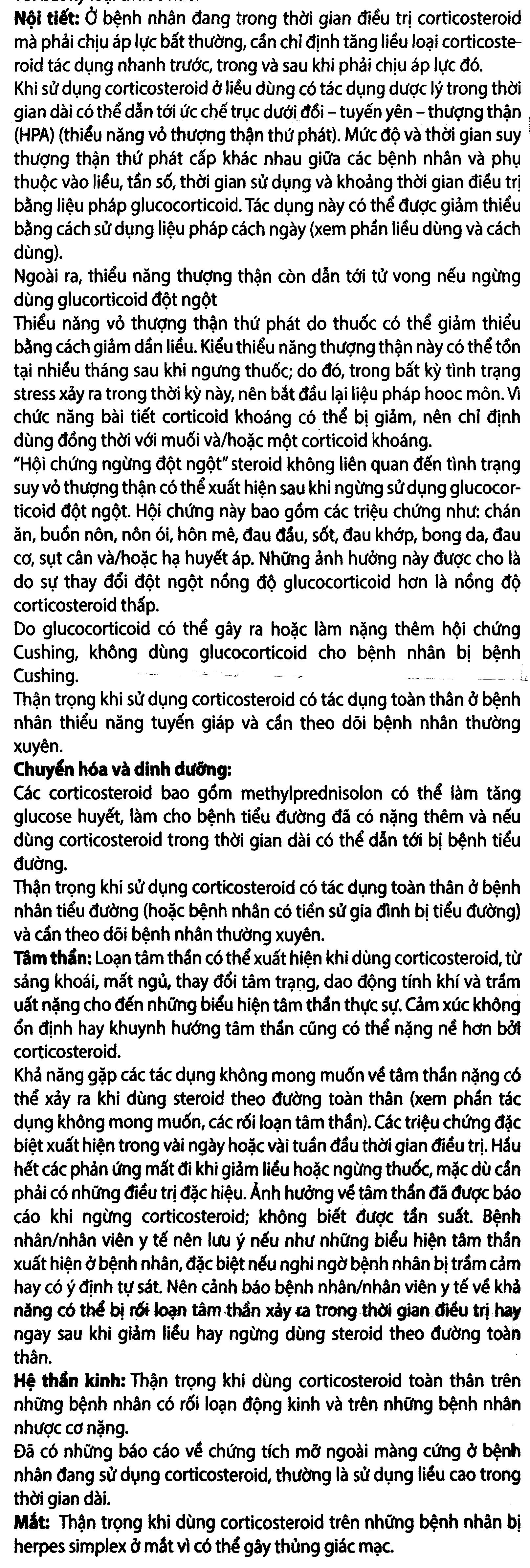 Tomethrol 4mg chỉ định cho các trường hợp cần glucocorticoid (3 vỉ x 10 viên) - 10