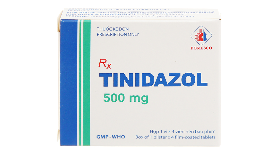 Tinidazol Domesco 500mg trị nhiễm khuẩn