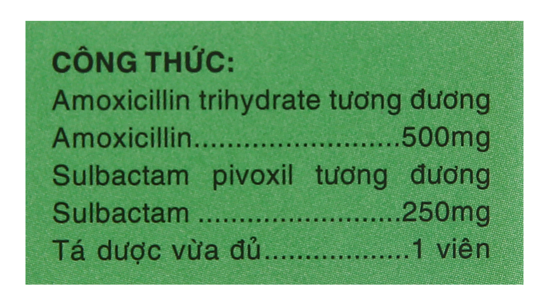 Sumakin 750 trị nhiễm khuẩn