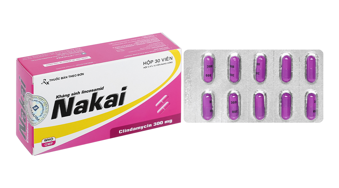 Thuốc kháng sinh Nakai hộp 30 viên-Nhà thuốc An Khang