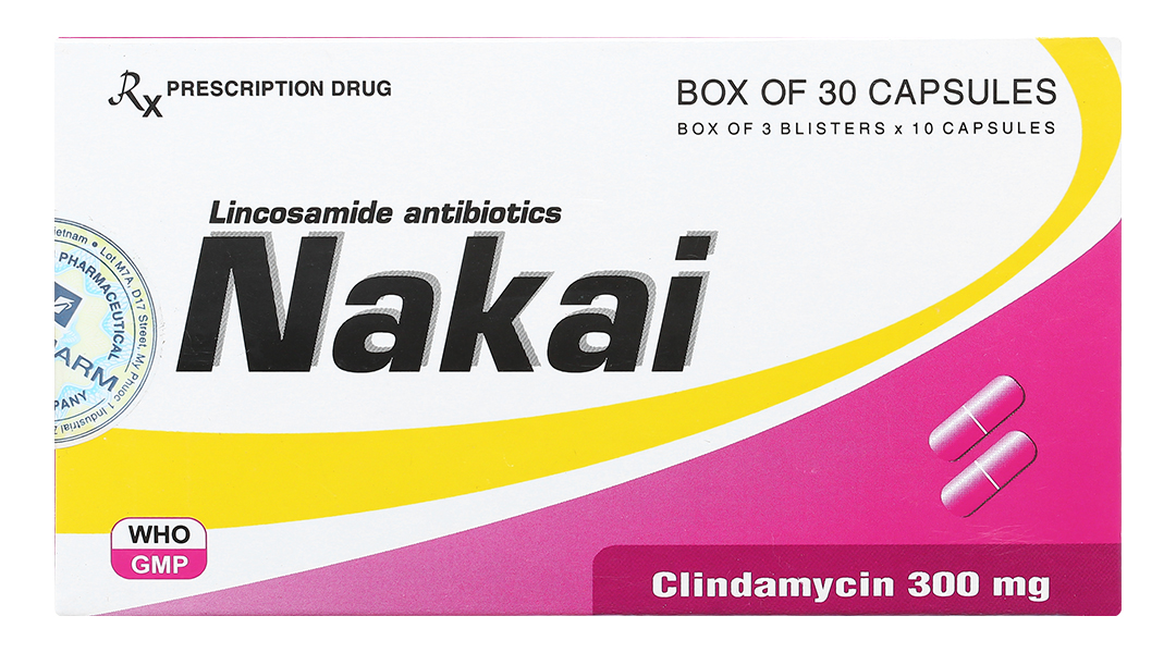 Nakai 300mg trị nhiễm khuẩn