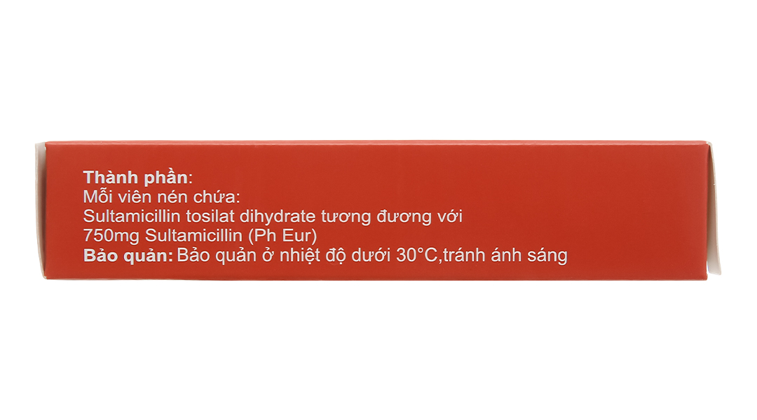 Sulcilat Tablet 750mg trị nhiễm khuẩn