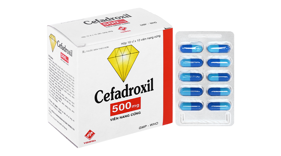 Cefadroxil Vidipha 500mg trị nhiễm khuẩn