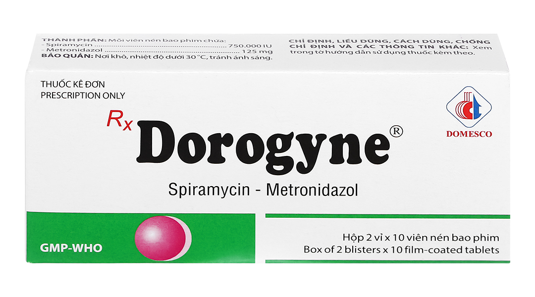 Goobgyne Rx Thuốc kháng sinh Dorogyne hộp 20 viên-Nhà thuốc An Khang
