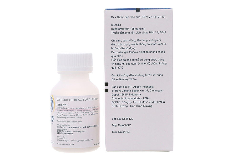 Thuốc Klacid 125mg được sử dụng để điều trị những bệnh gì?
