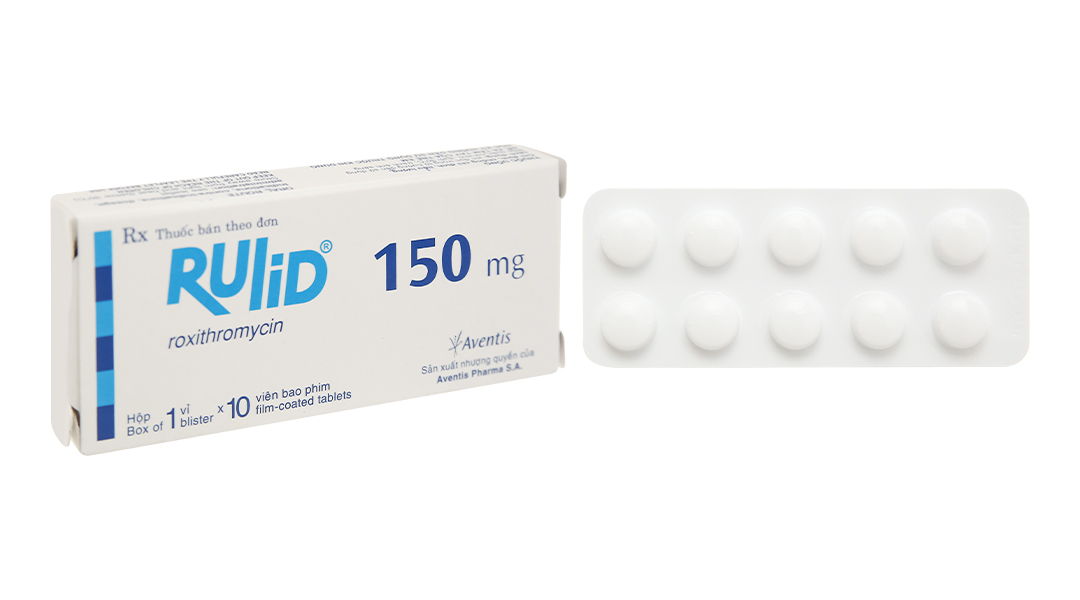 Rulid 150mg trị nhiễm khuẩn