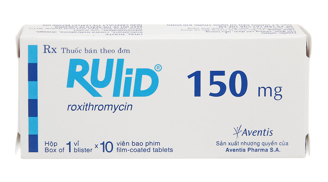 Rulid 150mg trị nhiễm khuẩn
