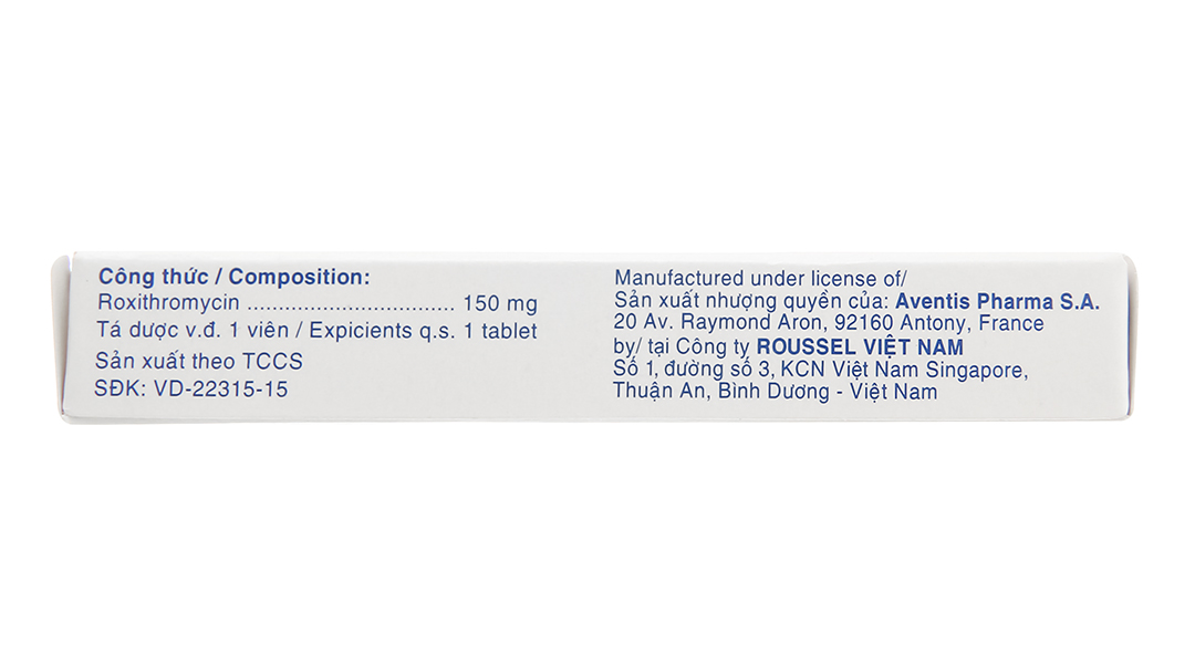 Rulide 150mg roxithromycin