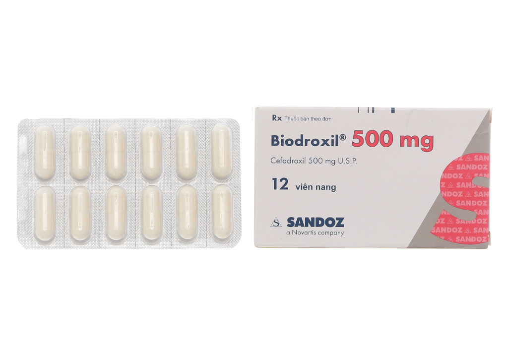 Thuốc kháng sinh Biodroxil 500mg hộp 12 viên-Nhà thuốc An Khang