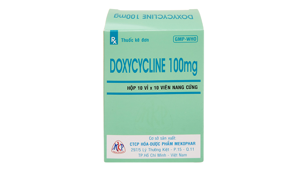 Doxycycline 100mg trị nhiễm khuẩn