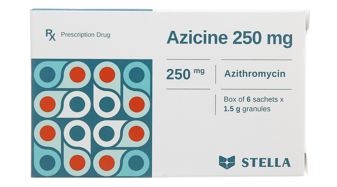 Thuốc cốm Azicine 250mg trị nhiễm khuẩn