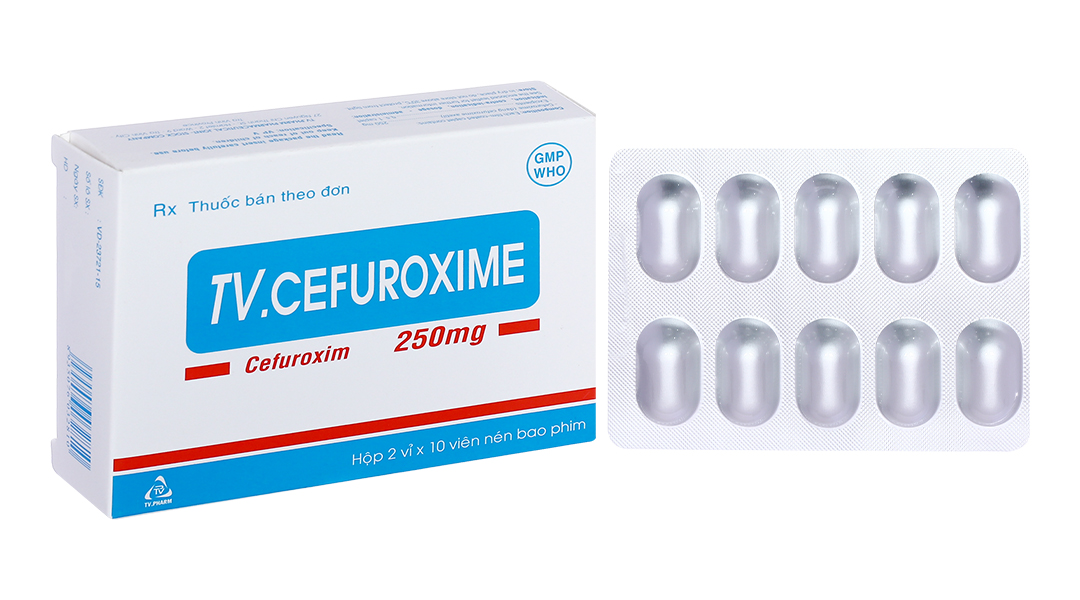TV.Cefuroxime 250mg trị nhiễm khuẩn