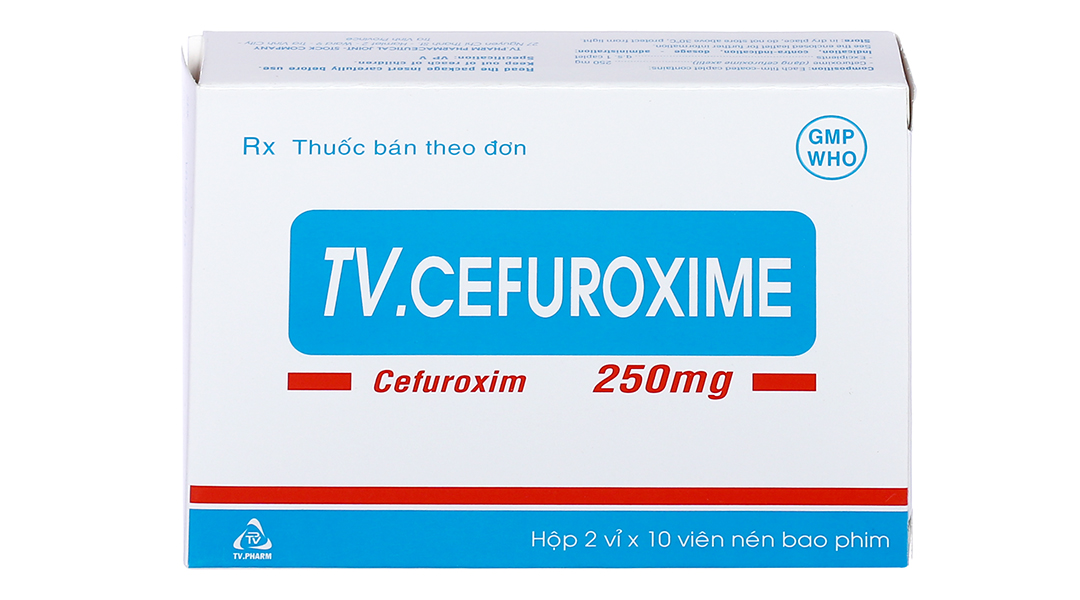 TV.Cefuroxime 250mg trị nhiễm khuẩn